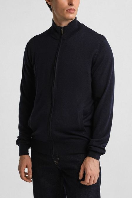 Кардиган шерстяной на молнии Guess