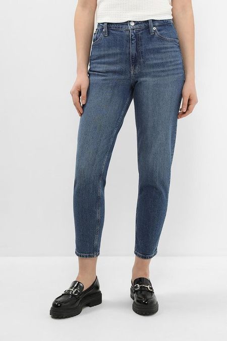 Джинсы с эффектом потертости Calvin Klein Jeans