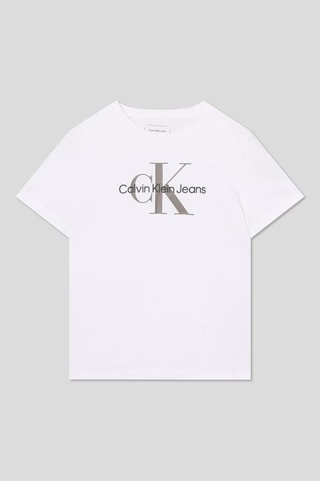 Футболка хлопковая с логотипом Pre Calvin Klein Jeans