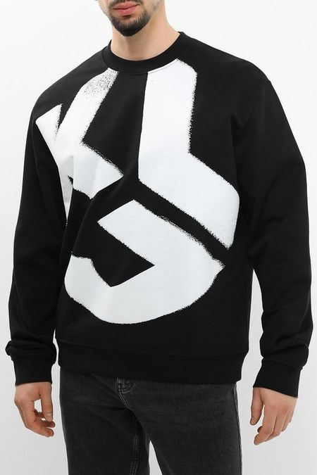 Свитшот хлопковый с принтом Karl Lagerfeld Jeans
