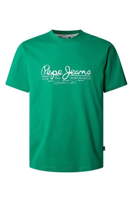 Футболка хлопковая с логотипом PEPE JEANS