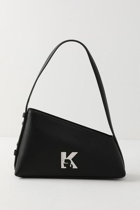 Сумка хобо кожаная Geo Karl Lagerfeld Jeans