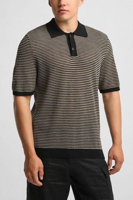 Поло вязаное с коротким рукавом Marc O'Polo