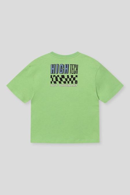 Футболка хлопковая с принтом Benetton