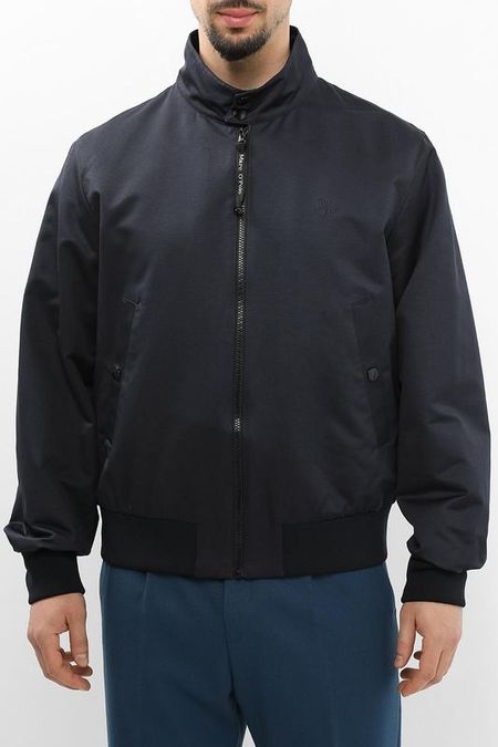 Куртка с воротником стойкой и трикотажными манжетами Marc O'Polo