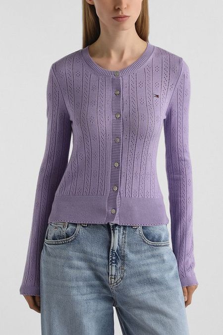 Кардиган текстурный облегающего кроя Tommy Jeans