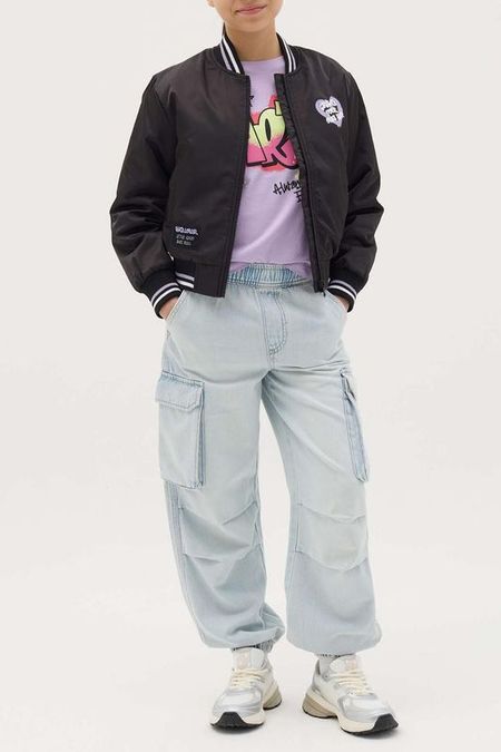 Джинсы на эластичным поясе с карманами Republic of Denim