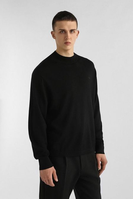 Водолазка шерстяная с воротником стойкой Calvin Klein