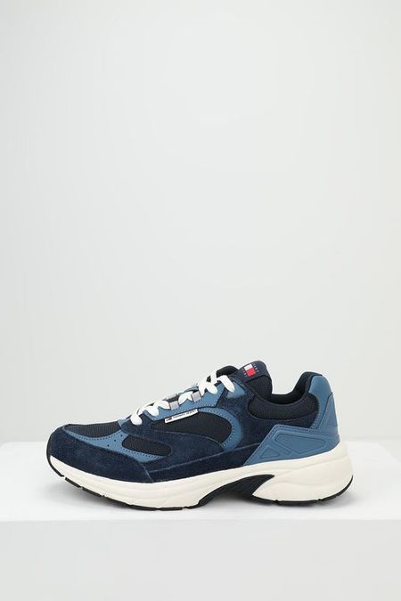 Кроссовки кожаные с логотипом Tommy Hilfiger