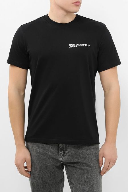 Футболка хлопковая Karl Lagerfeld Jeans