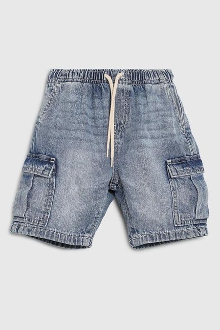 Шорты джинсовые на кулиске с карманами Republic of Denim