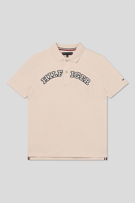 Поло хлопковое с логотипом Tommy Hilfiger