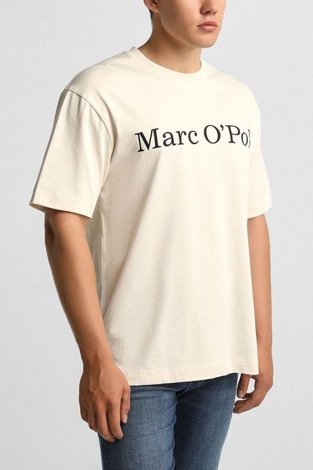 Футболка хлопковая с логотипом Marc O'Polo