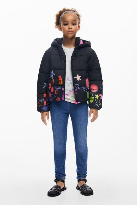 Куртка утепленная с капюшоном Desigual