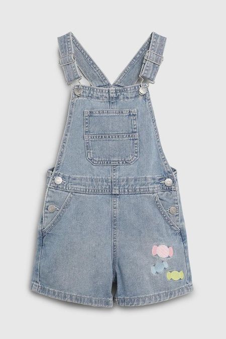 Полукомбинезон джинсовый с вышивкой Republic of Denim