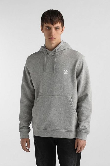Худи хлопковое с карманом Adidas
