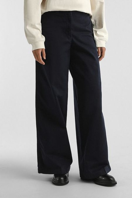 Брюки хлопковые свободного кроя Calvin Klein
