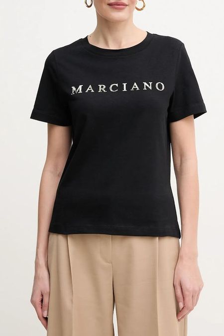 Футболка хлопковая с логотипом Marciano by Guess