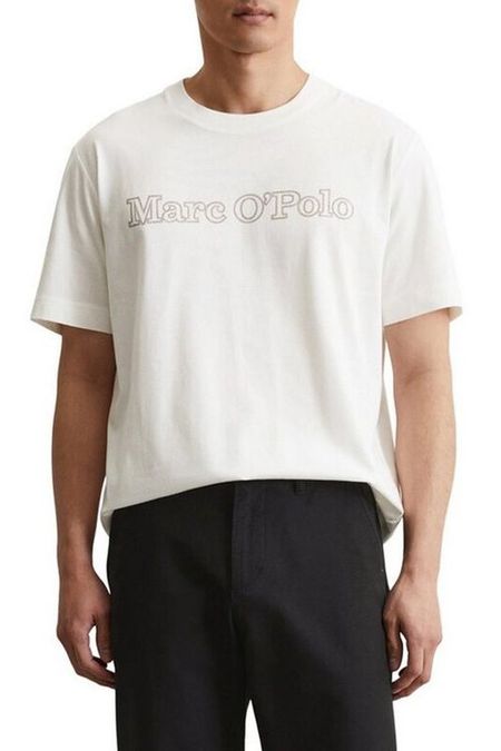 Футболка хлопковая с логотипом Marc O'Polo