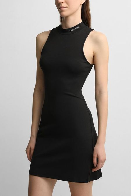 Платье трикотажное без рукавов приталенное Calvin Klein Jeans