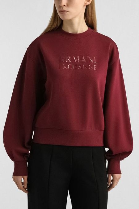 Свитшот хлопковый Armani Exchange