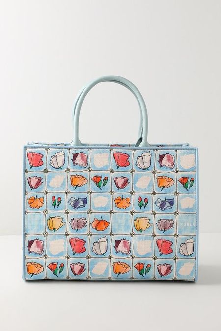 Сумка шоппер с принтом Opportunity L Tote Furla