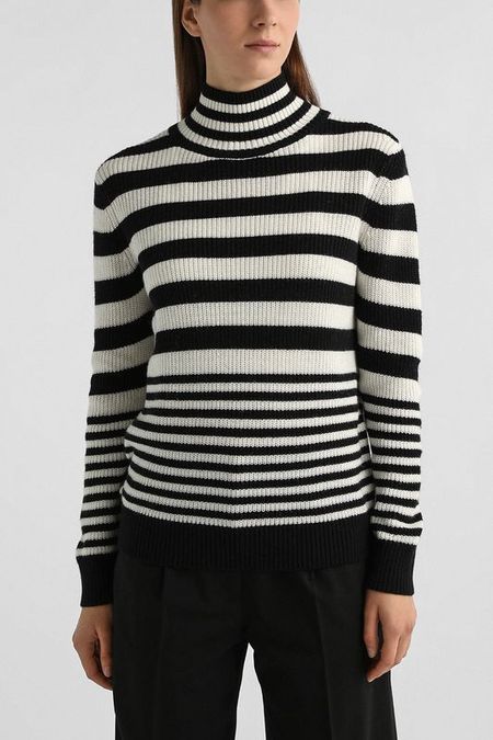 Свитер хлопковый в полоску Gerry Weber