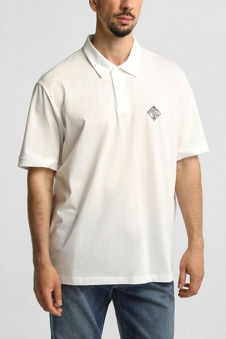 Поло хлопковое Armani Exchange