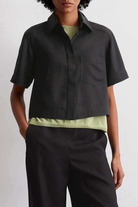 Блуза с коротким рукавом укороченная Marc O'Polo