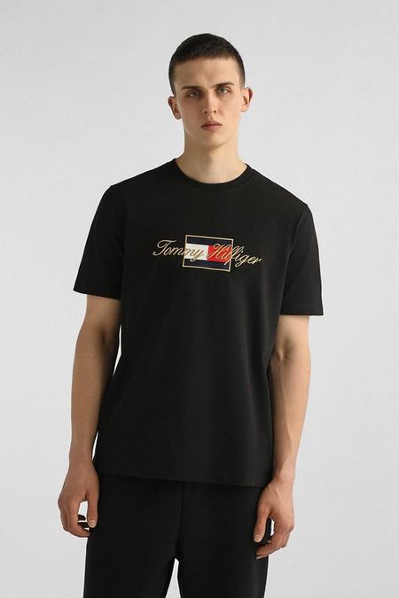 Футболка хлопковая с логотипом Tommy Hilfiger