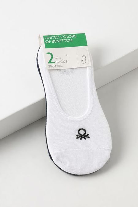 Набор из 2 пар хлопковых подследников Benetton Undercolors