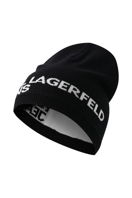 Шапка бини с логотипом Karl Lagerfeld Jeans
