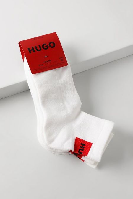 Набор из 3 пар хлопковых укороченных носков HUGO