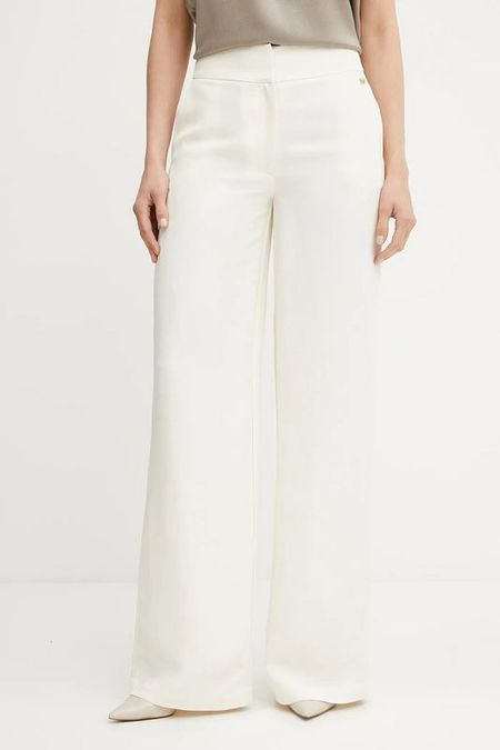 Брюки из смесового льна свободного кроя Marciano by Guess