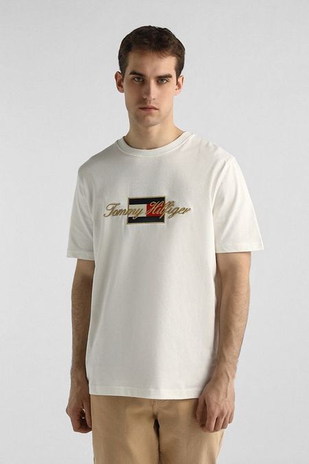 Футболка хлопковая с логотипом Tommy Hilfiger