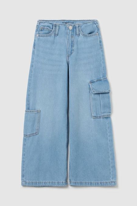 Джинсы широкого кроя с карманами Republic of Denim
