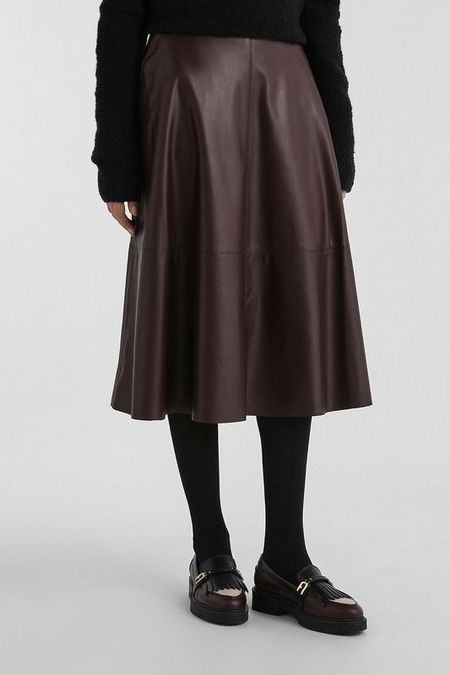 Юбка из искусственной кожи расклешенная Gerry Weber