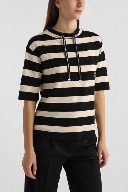 Джемпер с коротким рукавом в полоску Gerry Weber