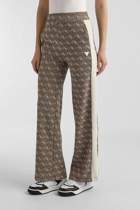 Брюки на эластичном поясе с контрастной полосой Guess