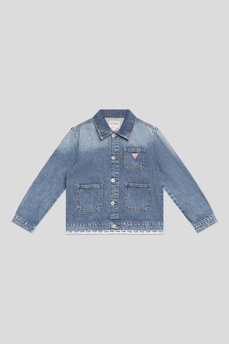 Куртка джинсовая с эффектом потертости Guess