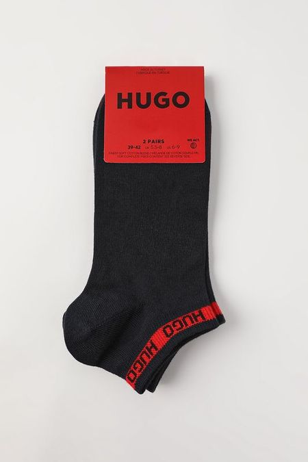 Набор из 2 пар хлопковых коротких носков HUGO