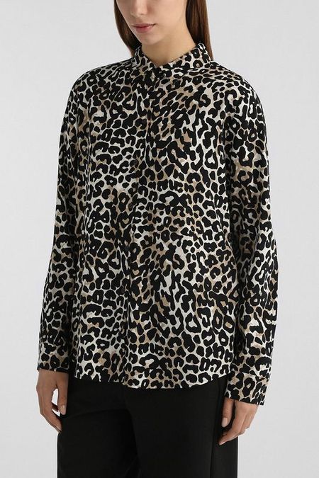 Блуза свободного кроя с анималистичным принтом Gerry Weber