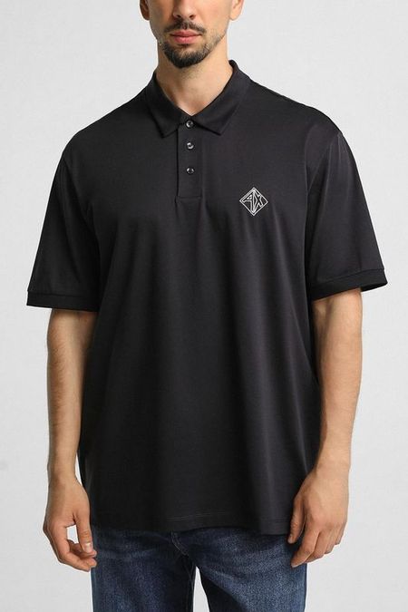 Поло хлопковое Armani Exchange