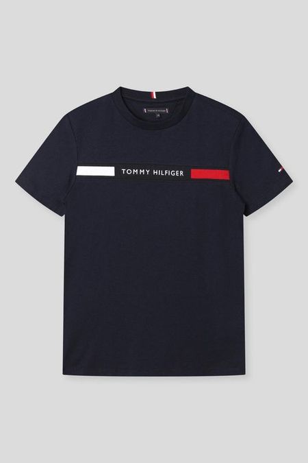 Футболка хлопковая с логотипом Tommy Hilfiger