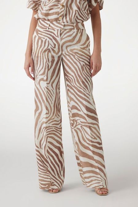 Брюки прямого кроя с принтом Marciano by Guess