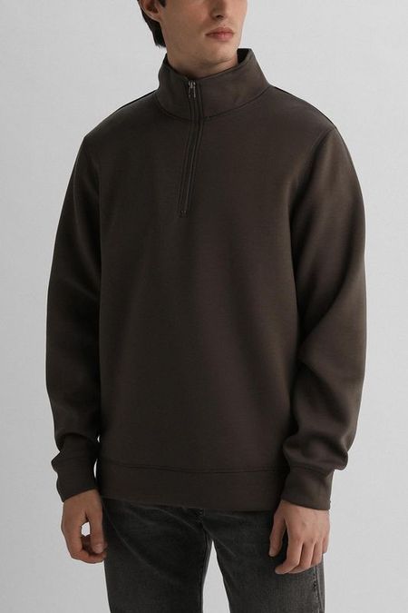 Толстовка с воротником на молнии Casual Friday
