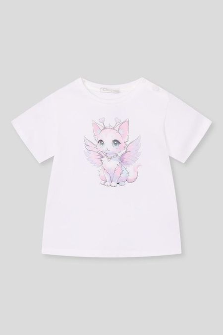 Футболка хлопковая с принтом Choupette