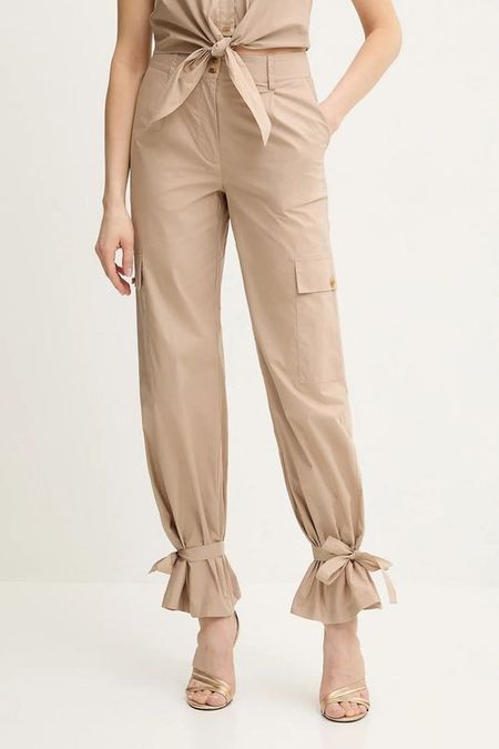 Брюки хлопковые на завязках Marciano by Guess