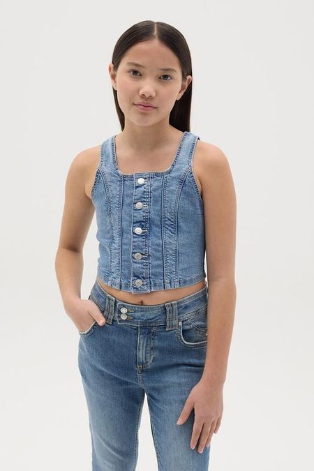 Жилет джинсовый укороченный Republic of Denim