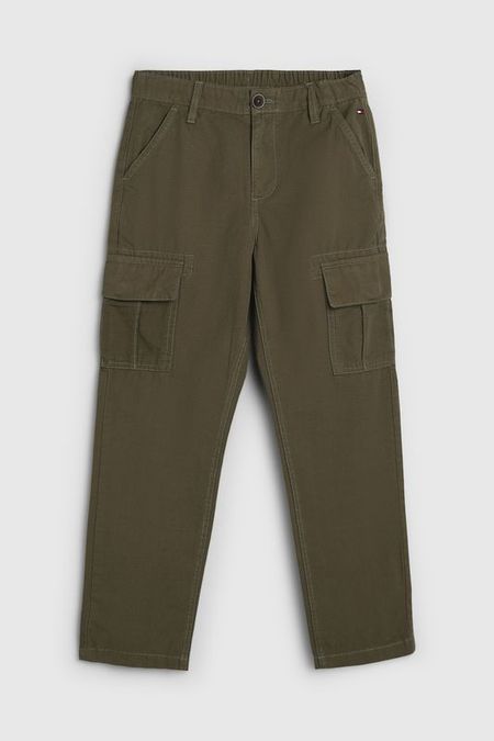 Брюки хлопковые на эластичном поясе Tommy Hilfiger